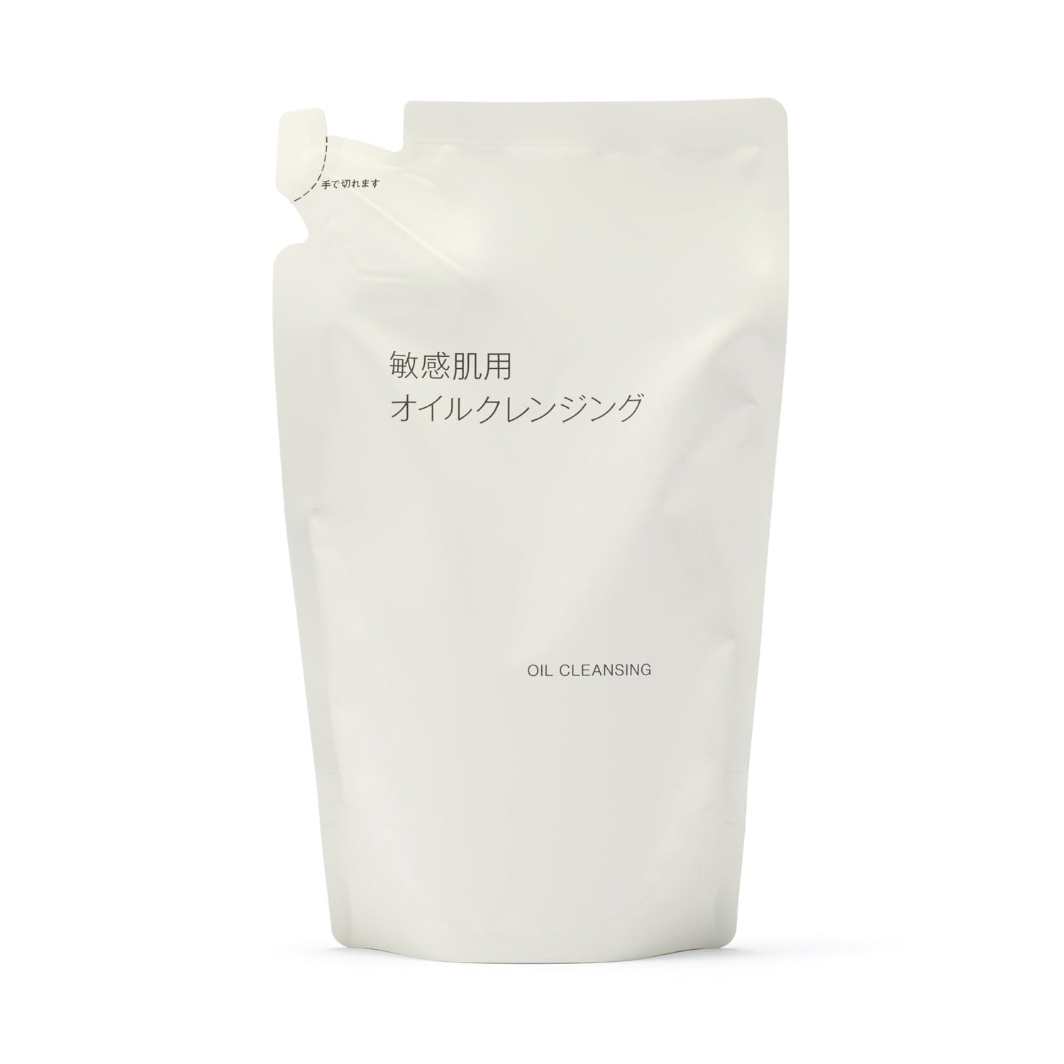 MUJI Sensitive Skin Oil Cleanser Refill 270mL for Gentle Makeup Removal