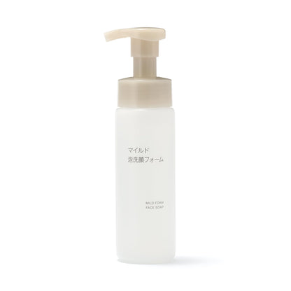 MUJI Mild Foam Cleansing Wash 200mL - Gentle Japanese Skincare