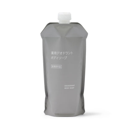 MUJI Deodorant Body Soap Refill 340mL for Fresh Cleansing