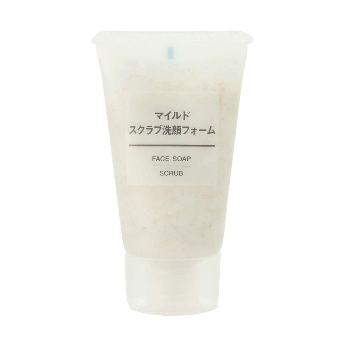 MUJI Mild Scrub Face Wash Travel Size 30g for Japanese Skincare
