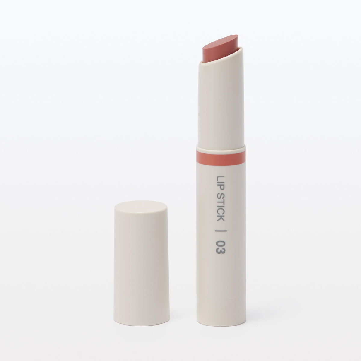MUJI Lipstick Orange Beige 2.5g for a Natural Finish
