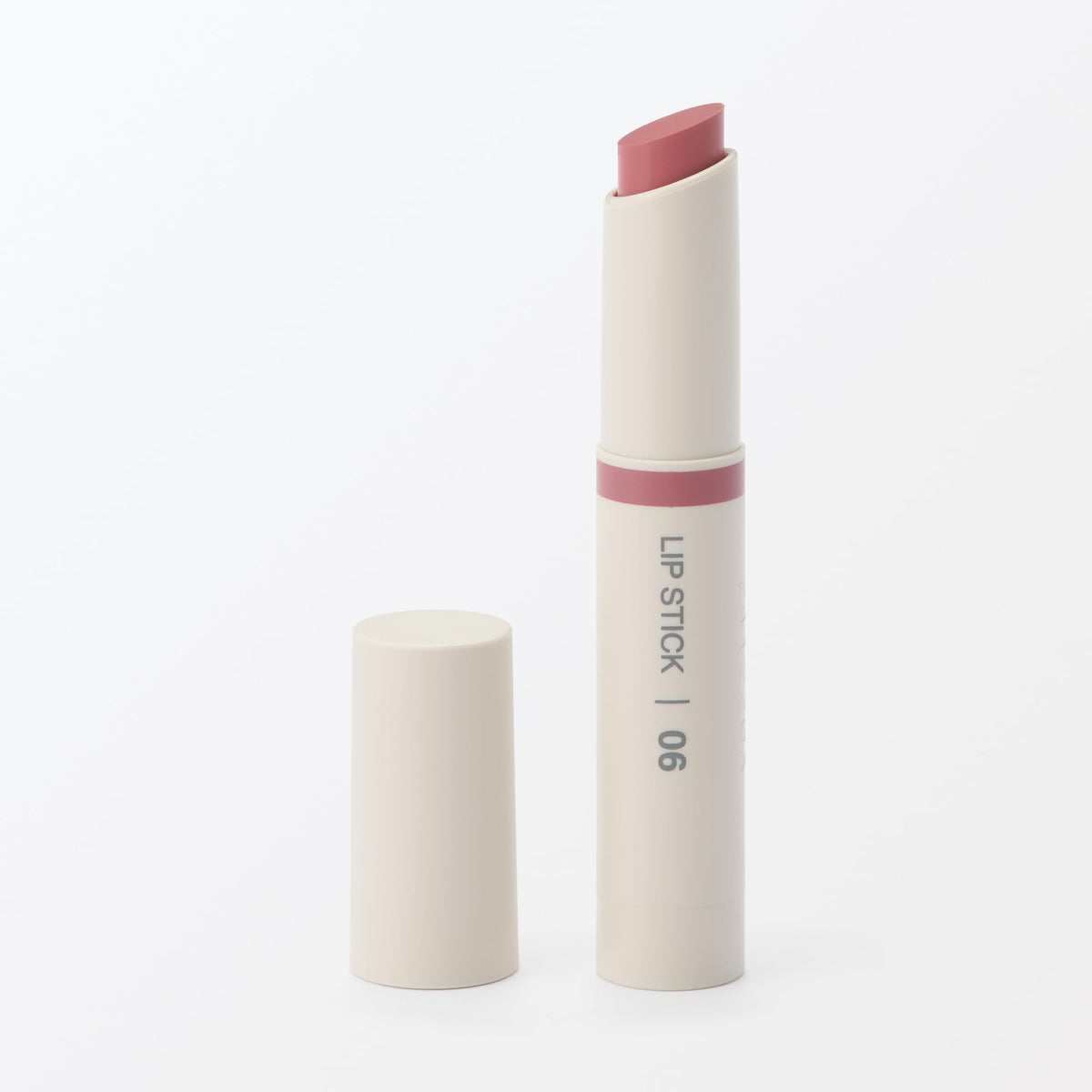 MUJI Lipstick Smoky Pink for a Natural Finish