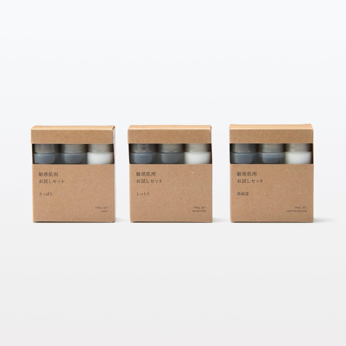 MUJI Sensitive Skin Trial Set Hydrating Lotion Moisturizer 20mL x 3