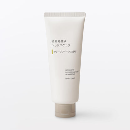 MUJI Grapefruit Scented Head Scrub 200g for Japanese Hair Care