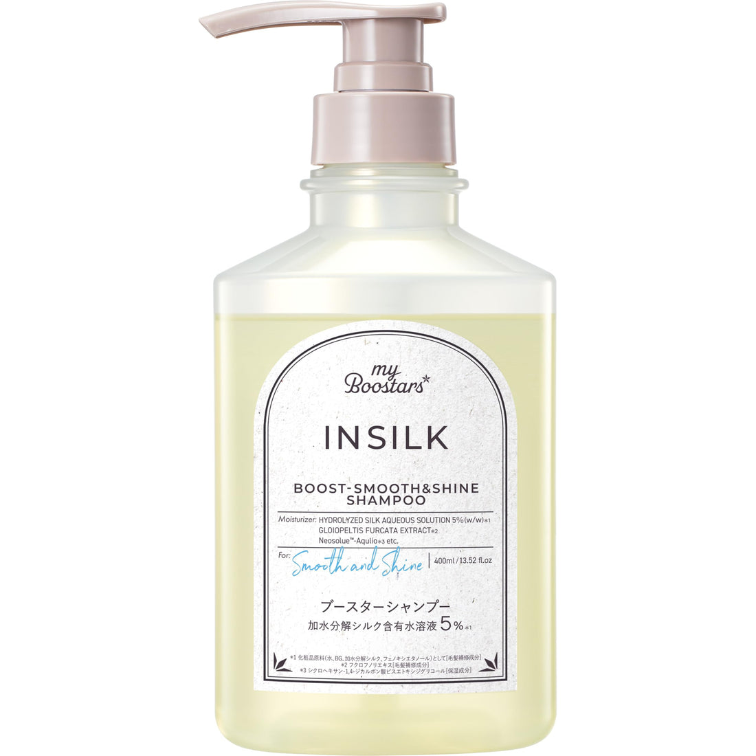 My Boostars Smooth & Shine Shampoo 400ml Japanese Hair Care