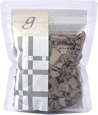 Naiad Ghassoul Solid Face Pack 500g Hydrating Clay