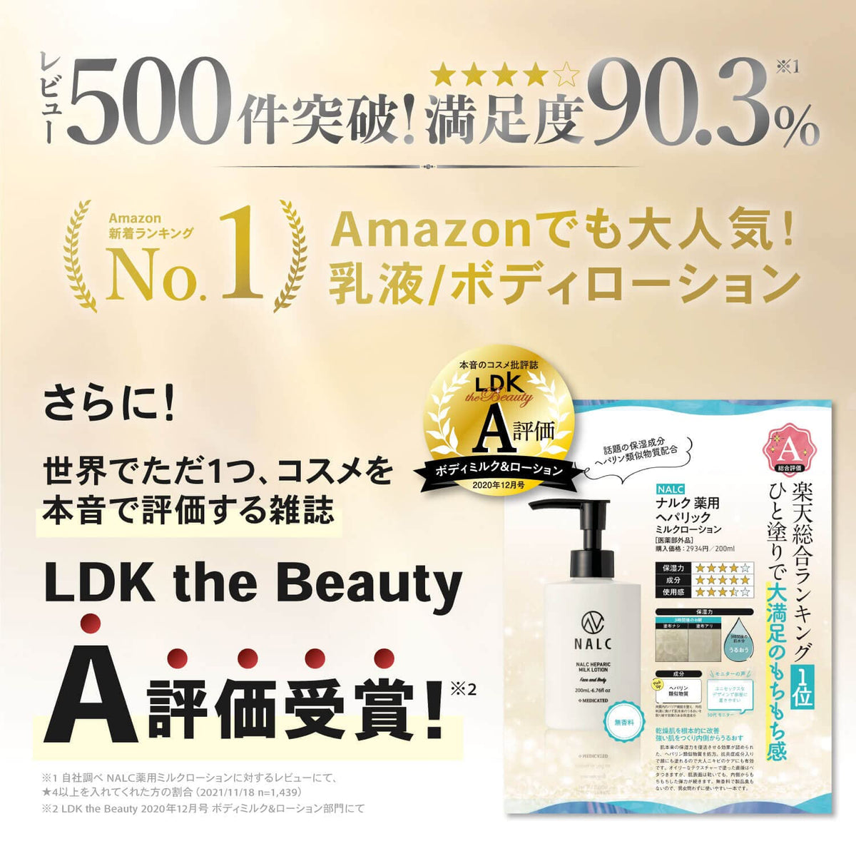 NALC Moisturizing Cream Set for Dry Skin 200mL and 340mL
