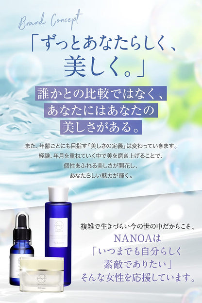 NANOA Emulsion with Human Stem Cells for Japanese Skincare 2 Pack
