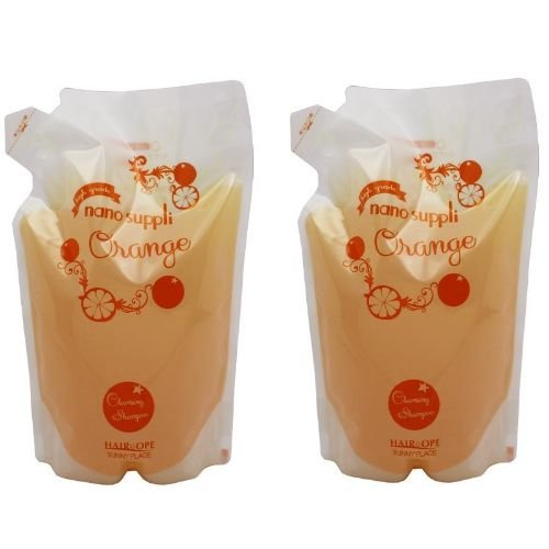 Nanosapuri Cleansing Shampoo Orange 800ml Set of 2