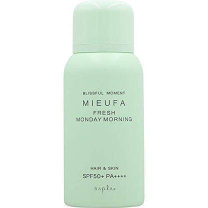 Napla Miefa Fragrance UV Spray Fresh Monday Morning 80g Sunscreen 80 grams (x 1)