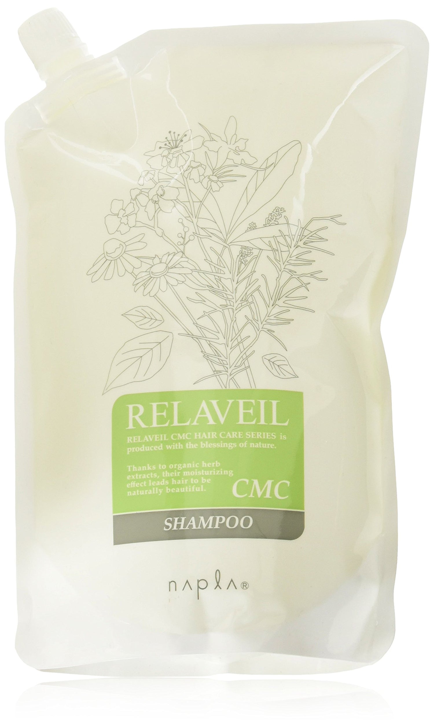 napla Rilaveil CMC Shampoo 1000ml Gentle Cleansing Shampoo