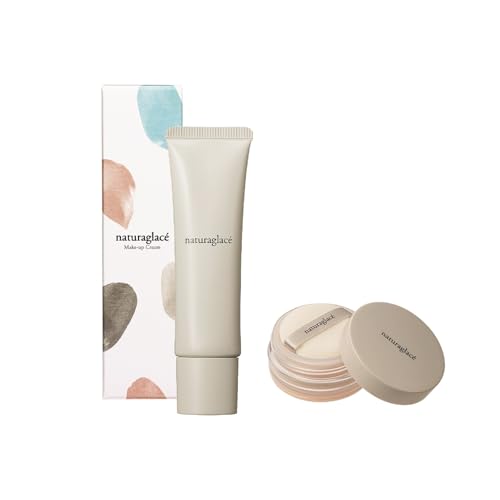 naturaglace Set de Crème Maquillante avec Poudre Mini pour un Teint Éclatant