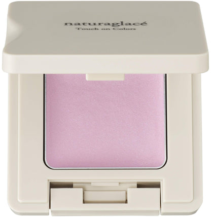 naturaglace Touch On Colors (Pearl) 01P Lavender Finger-Apply Multi-Color Eyeshadow 2.0 grams (x 1)