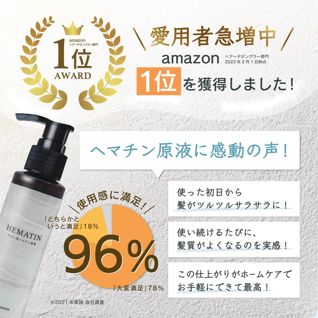 Natural Hematin Salon-Use Hematin Treatment Concentrate, 100ml