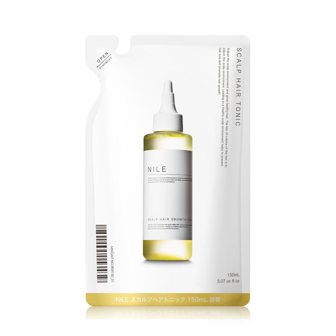 Nile Scalp Hair Tonic Eucalyptus Mint Scent 150ml Refill