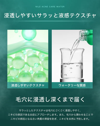 Nile Visible Spots Toner with Eucalyptus Mint 150ml for Japanese Skincare