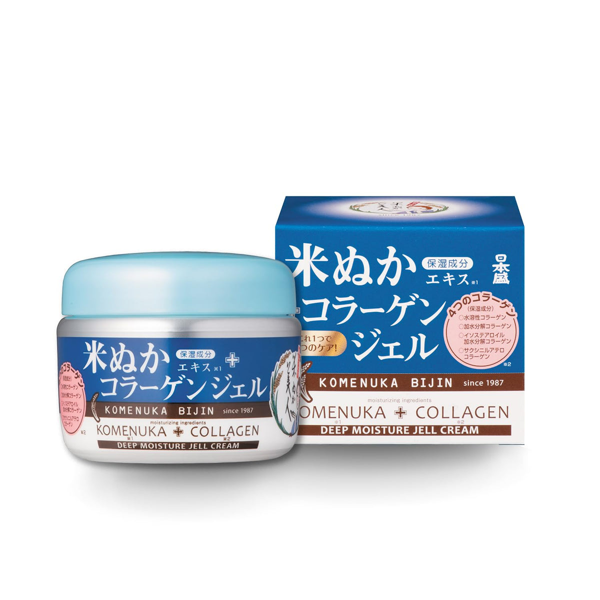 Nipponjou Rice Bran Beauty Collagen Gel 100g for Hydrated Skin