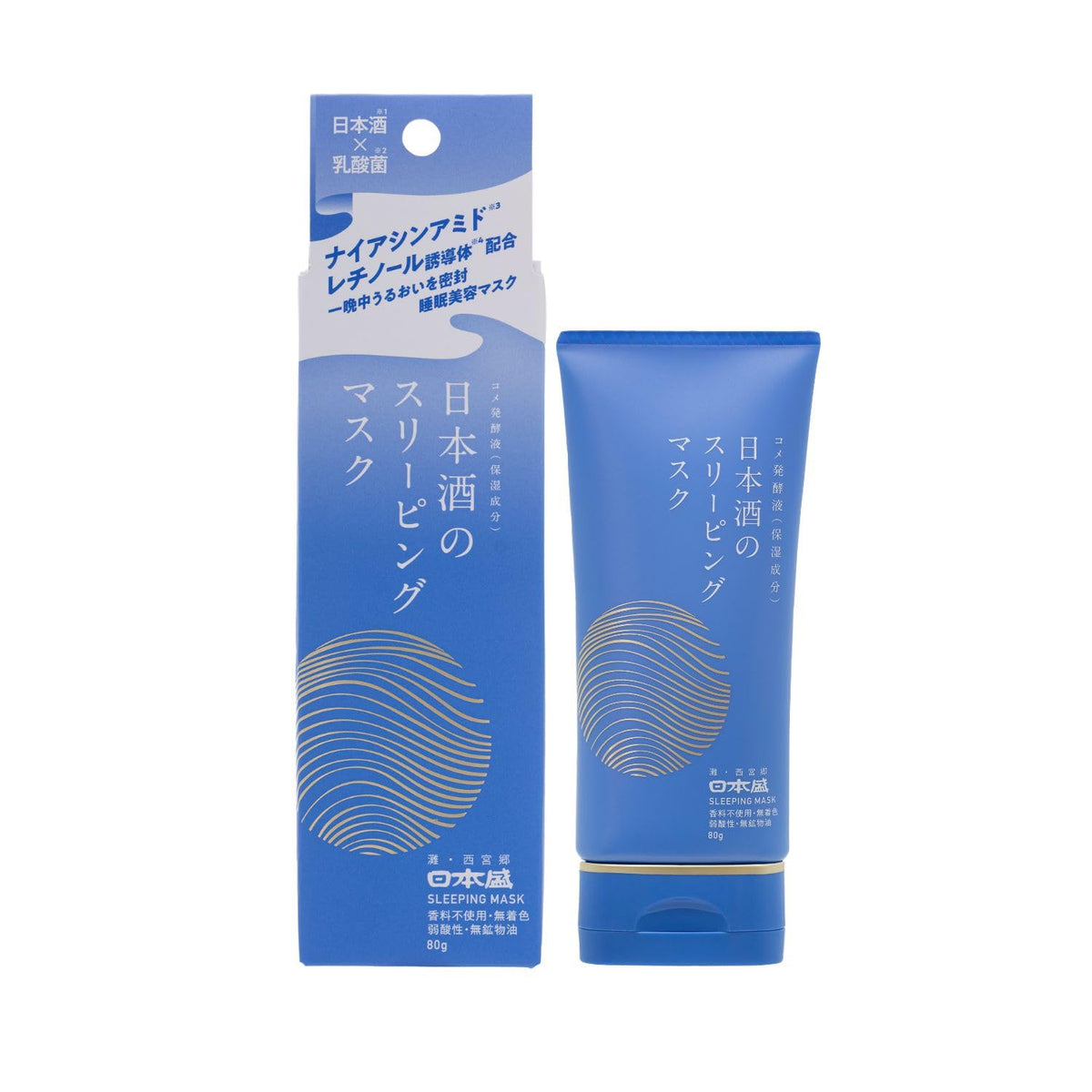 Nipponjou Sleeping Mask 80g for Hydrated Skin Overnight