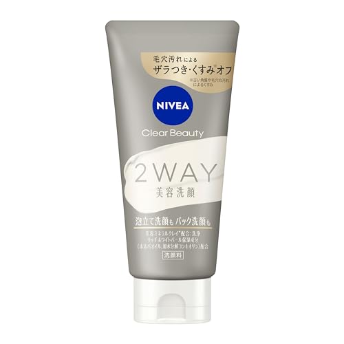NIVEA Clear Beauty 2Way Face Wash 120g for Gentle Cleansing