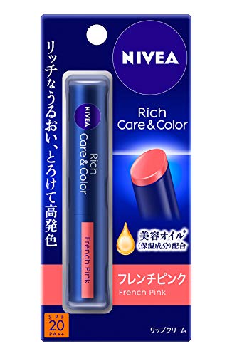 NIVEA Rich Care &amp; Color Lip French Pink 2g