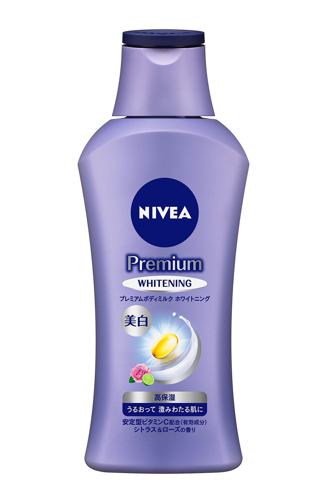 NIVEA Premium Body Milk Citrus &amp; Rose Fragrance 190g for Moisturized Skin