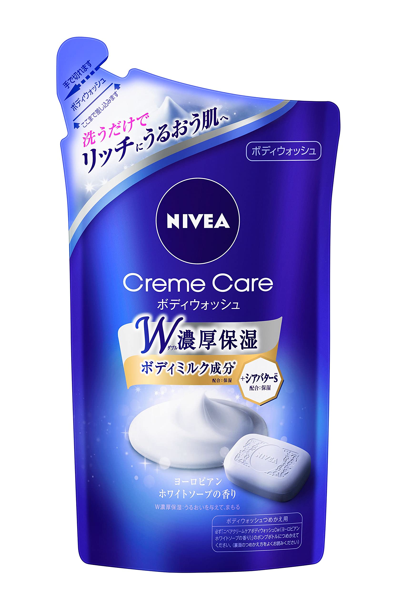 NIVEA Crème Care Gel Douche Recharge Européenne 360ml