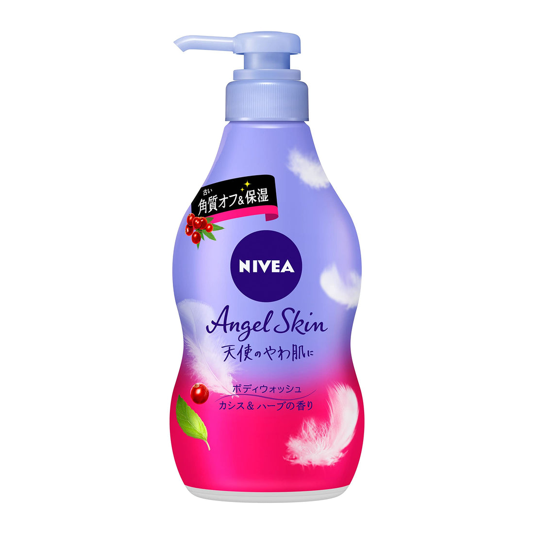 NIVEA Angel Skin Body Wash Cassis Herb Scent 480 ml