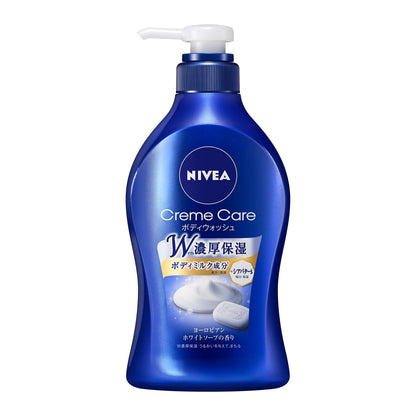NIVEA Cream Care Body Wash Pump 480ml with Naturally Derived Ingredients