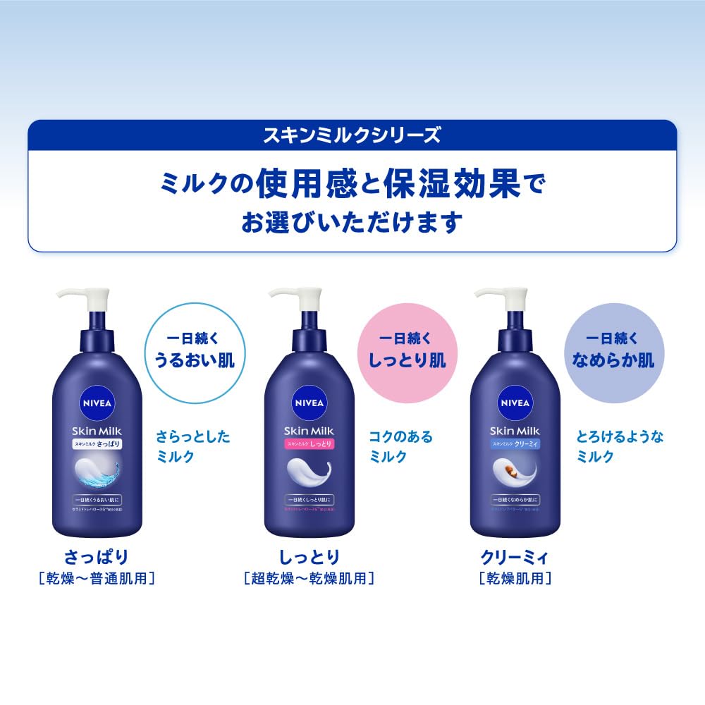 NIVEA Skin Milk Refreshing Body Milk 350g for Moisturizing