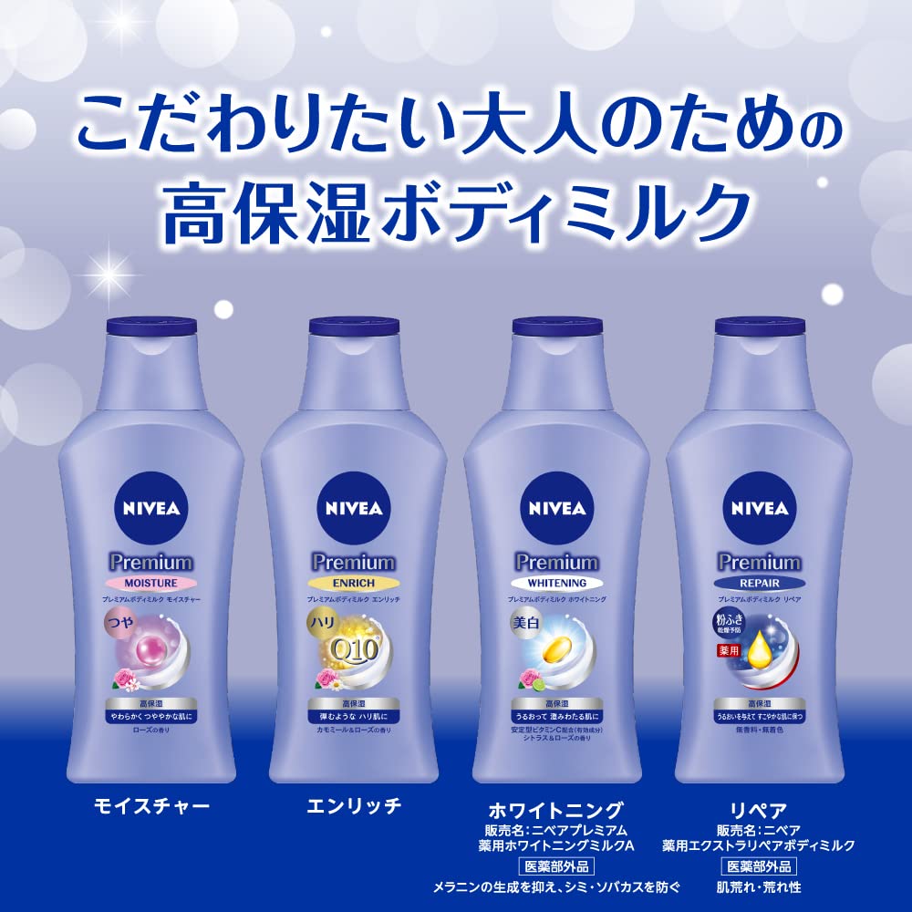 NIVEA Premium Body Milk Set for Healthy Skin 190g x 2