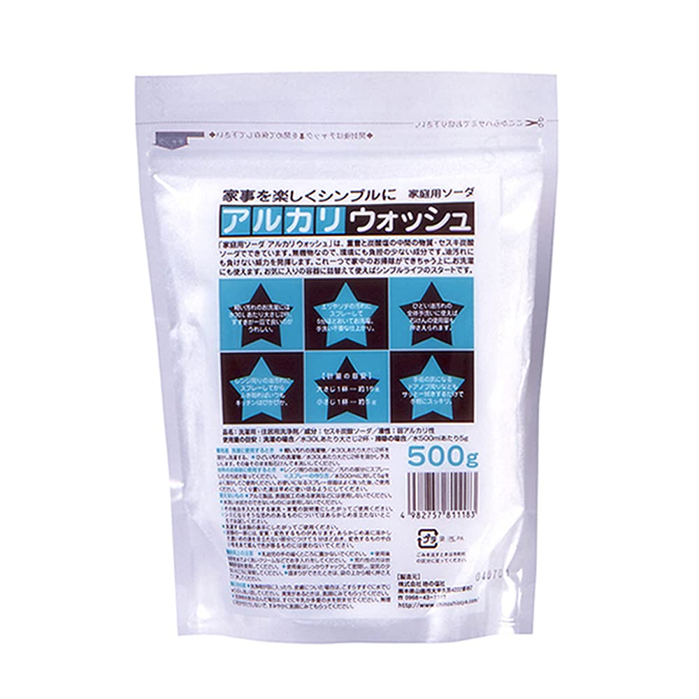 Chinoshiosha Alkaline Wash 500g All-in-One Cleaning Solution