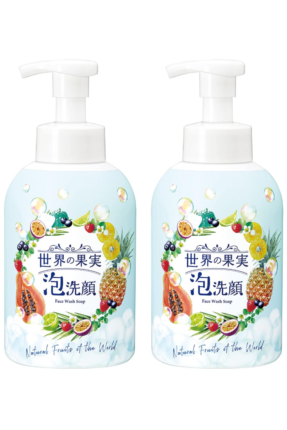 Sekainokajitsu Nettoyant Moussant pour le Visage 2 pièces