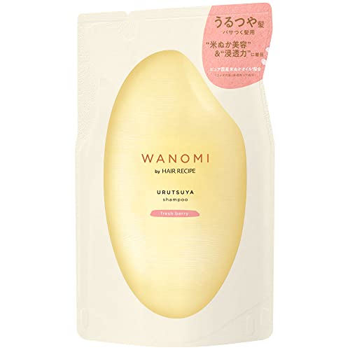 Wanomi by Heareshipi Shampooing Urutsuya hydratation et brillance, recharge 300mL