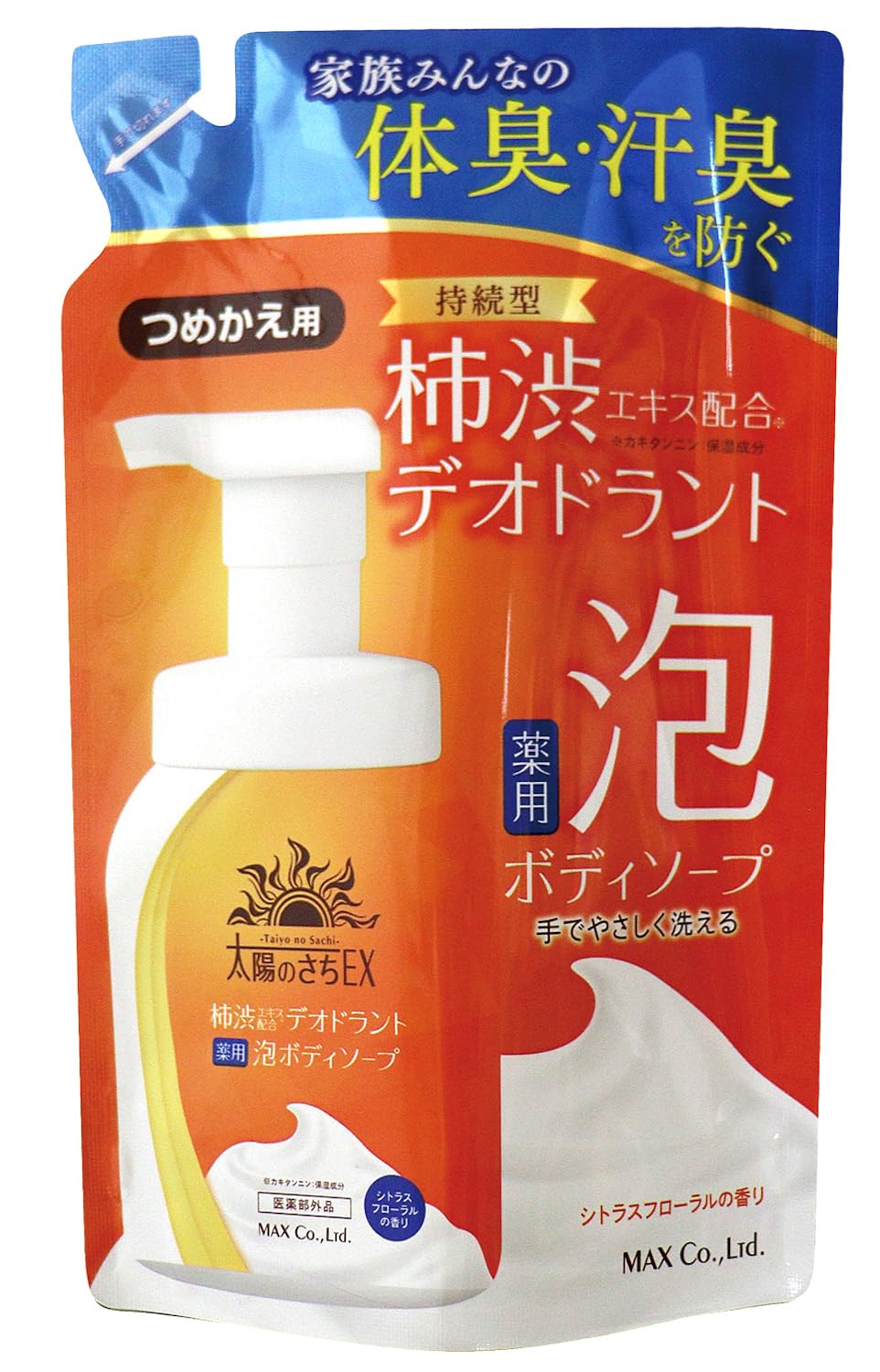 Taiyounosachi Déodorant Mousse Corps Recharge 500ml