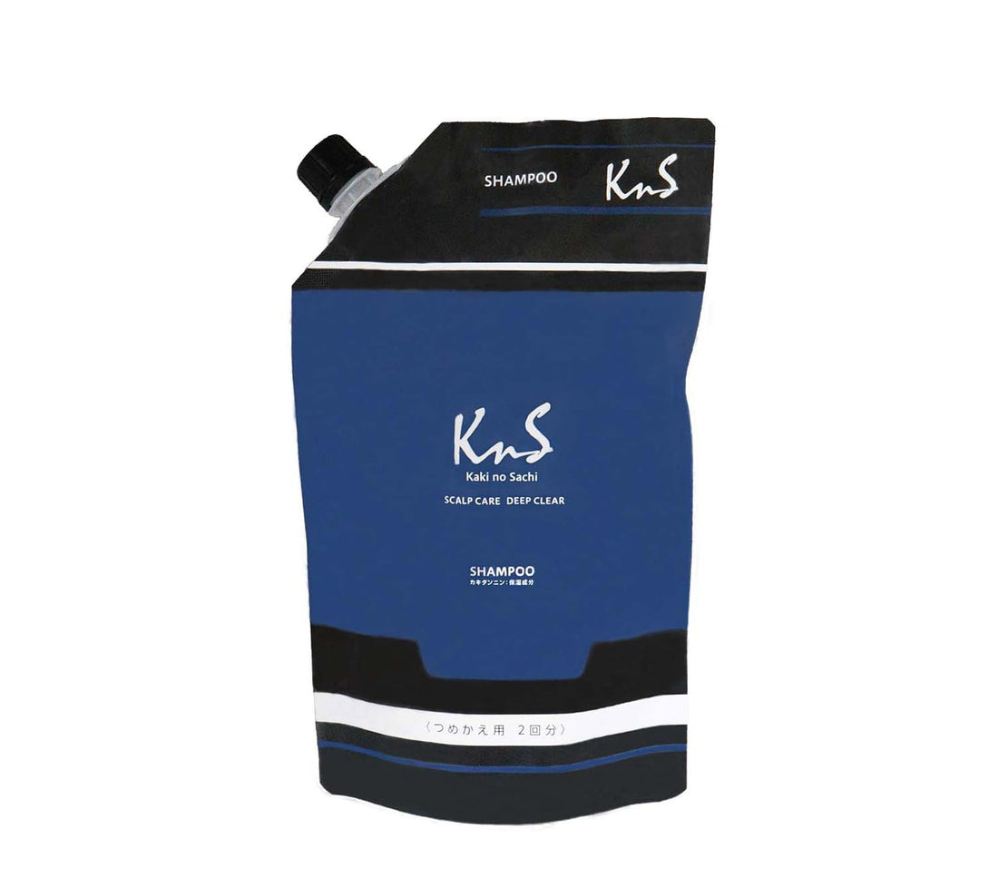 Kakinosachi Scalp Shampoo Refill 800mL for Men with Persimmon Extract