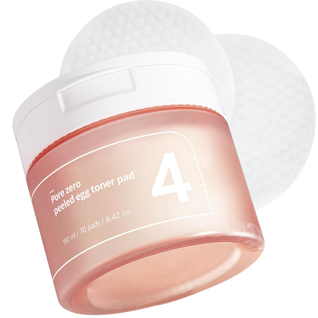 numbuzin 4 Egg Skin Toner Pads 70 Count for Smooth Poreless Skin