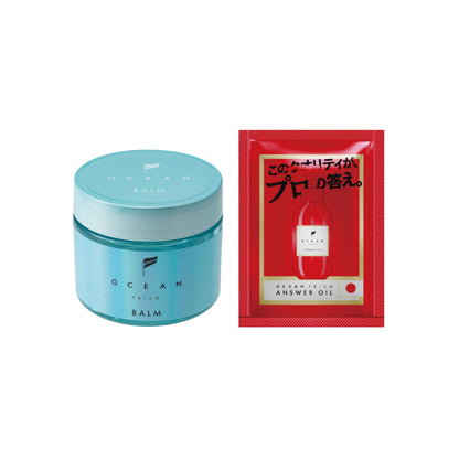 OCEAN TRICO Hair Balm Light Blue 40g with Bonus Hair Oil Sachet