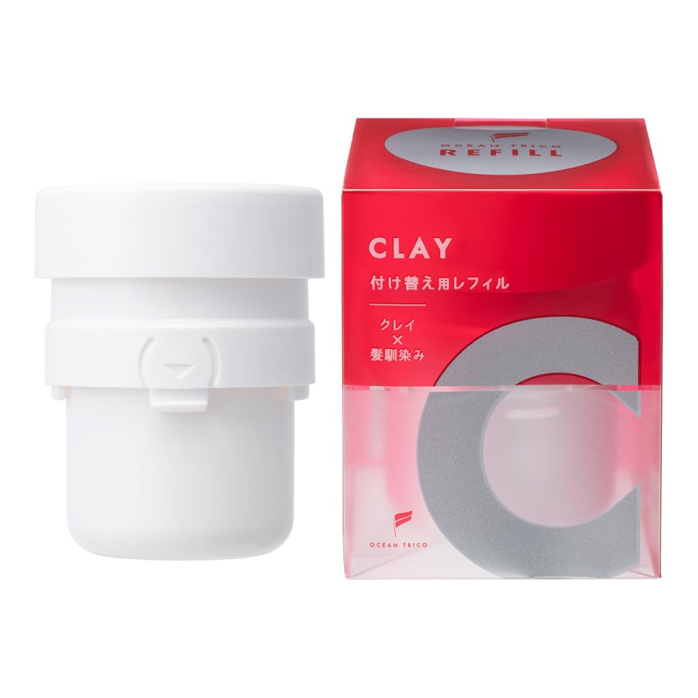 OCEAN TRICO Hair Wax Clay Refill 80g for Matte Finish