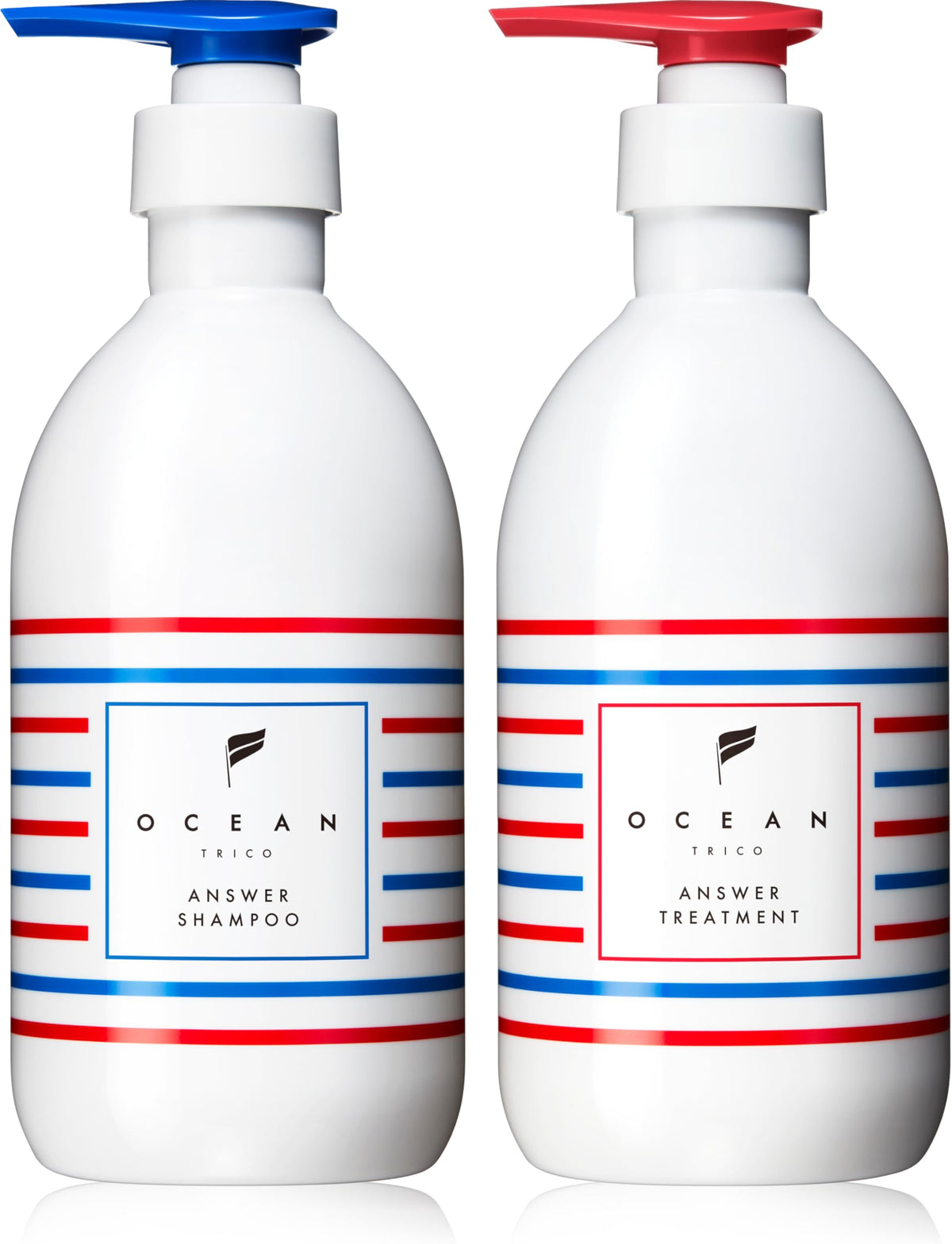 OCEAN TRICO Shampoo et Après-Shampooing Set 400mL avec Parfum Naturel
