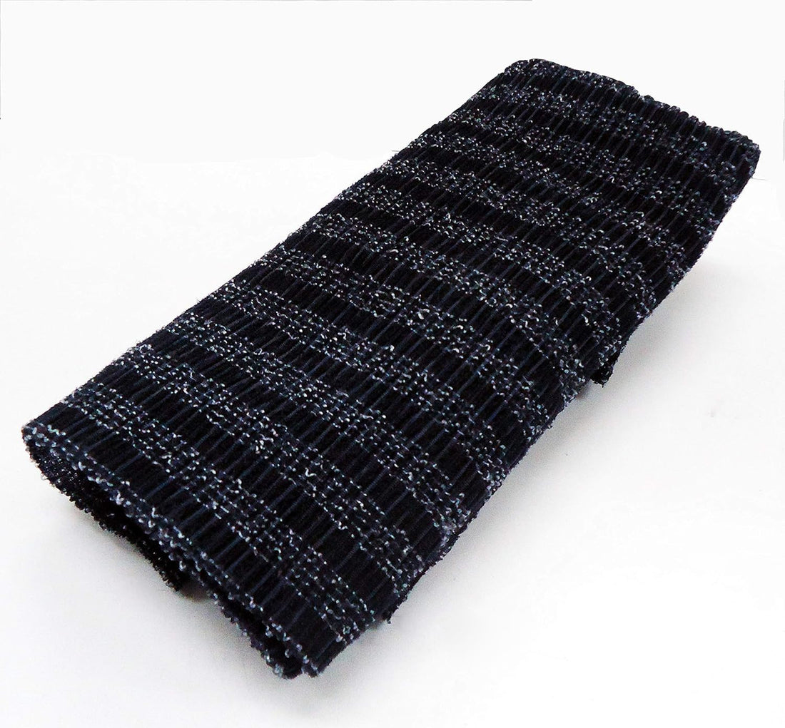 Ohe Body Towel, Extra Firm, Black, Approx. 28 x 120 cm, 1 Count
