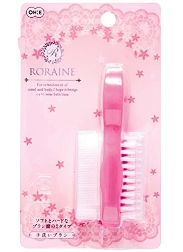 Ohe Hand Wash Brush with Soft and Hard Bristles for Effective Cleaning
