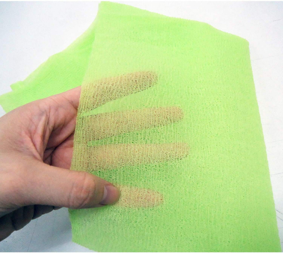 Ohe Body Towel Green Firm Texture 28x100cm Made in Japan