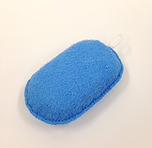 Ohe Body Sponge Blue for Gentle Cleansing Made in Japan