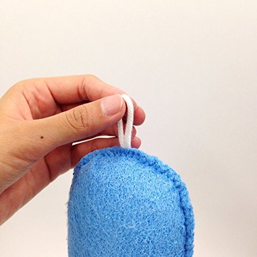 Ohe Body Sponge Blue for Gentle Cleansing Made in Japan