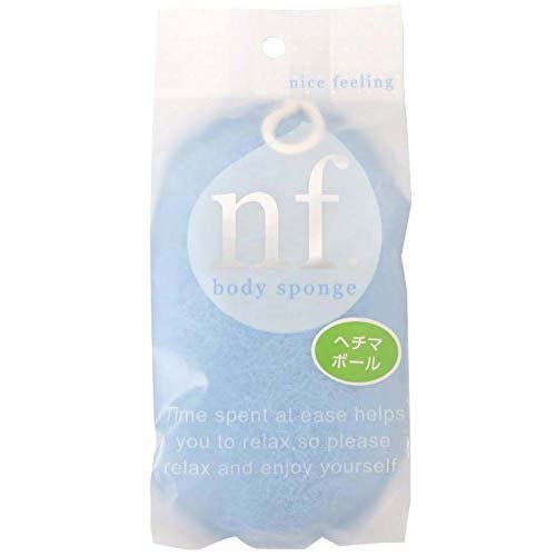 Ohe Body Sponge Blue for Gentle Cleansing Made in Japan