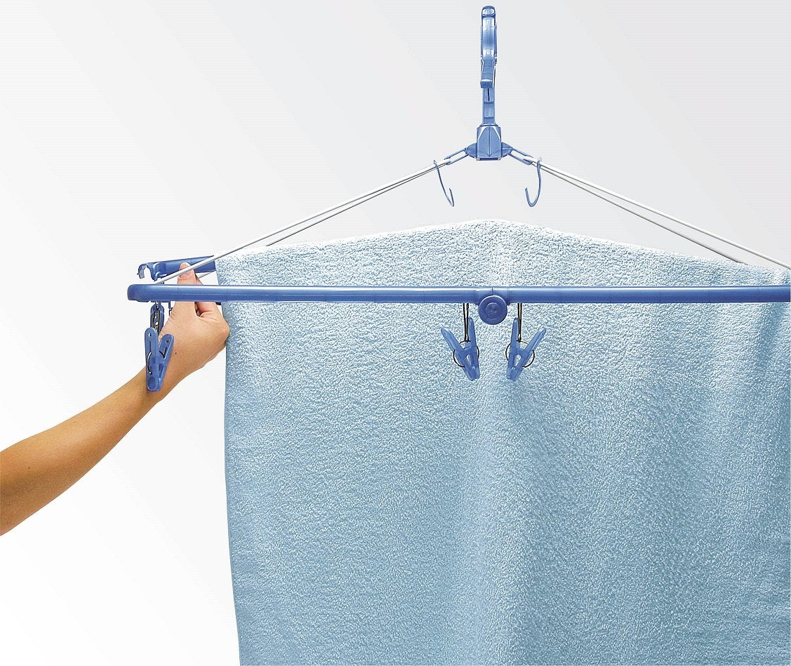 Ohe My Laundry 2 Baignoire Porte Serviettes Bleu 25x75x41cm