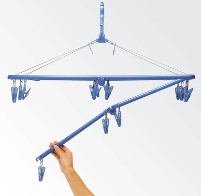 Ohe My Laundry 2 Baignoire Porte Serviettes Bleu 25x75x41cm