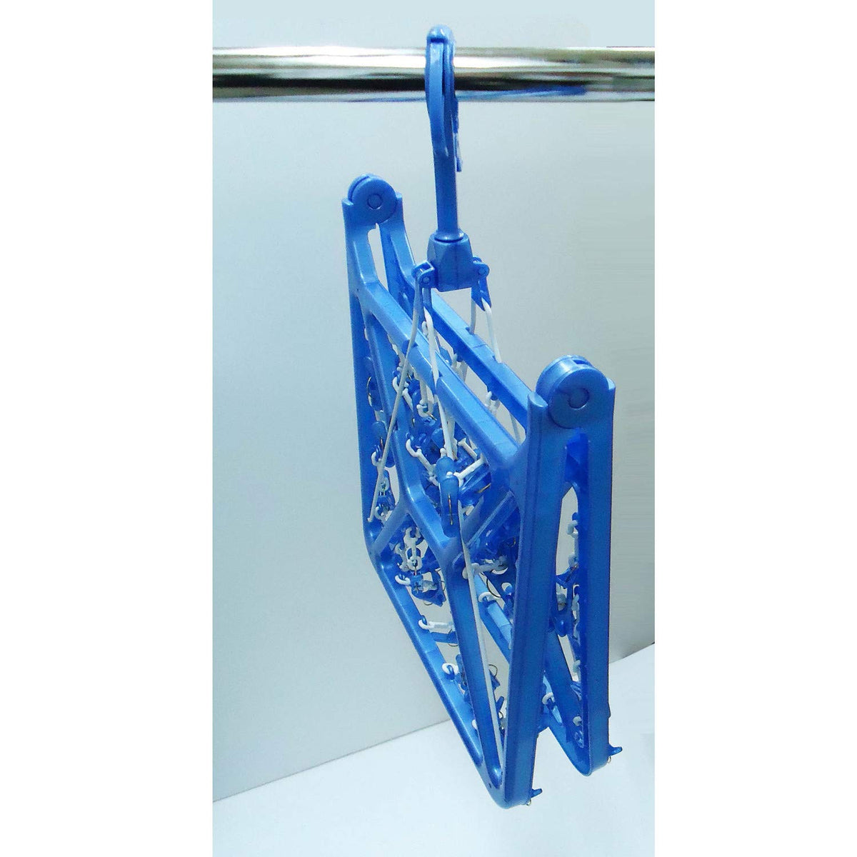Ohe My Laundry II Super Jumbo Hanger with 52 Clips Blue