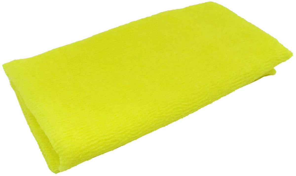 Ohe Body Towel Yellow 28x100cm Soft Nylon for Refreshing Clean