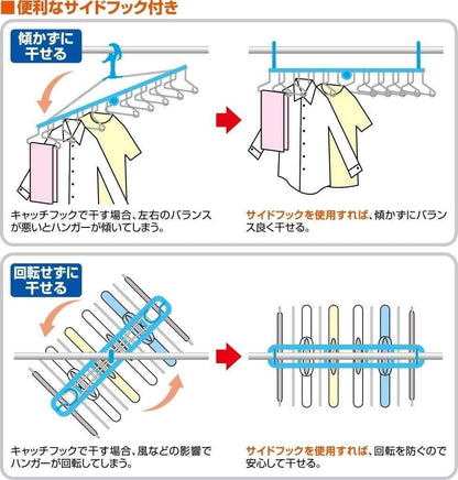 Ohe Laundry Hanger My Laundry 2 Blue 10-Clip Design